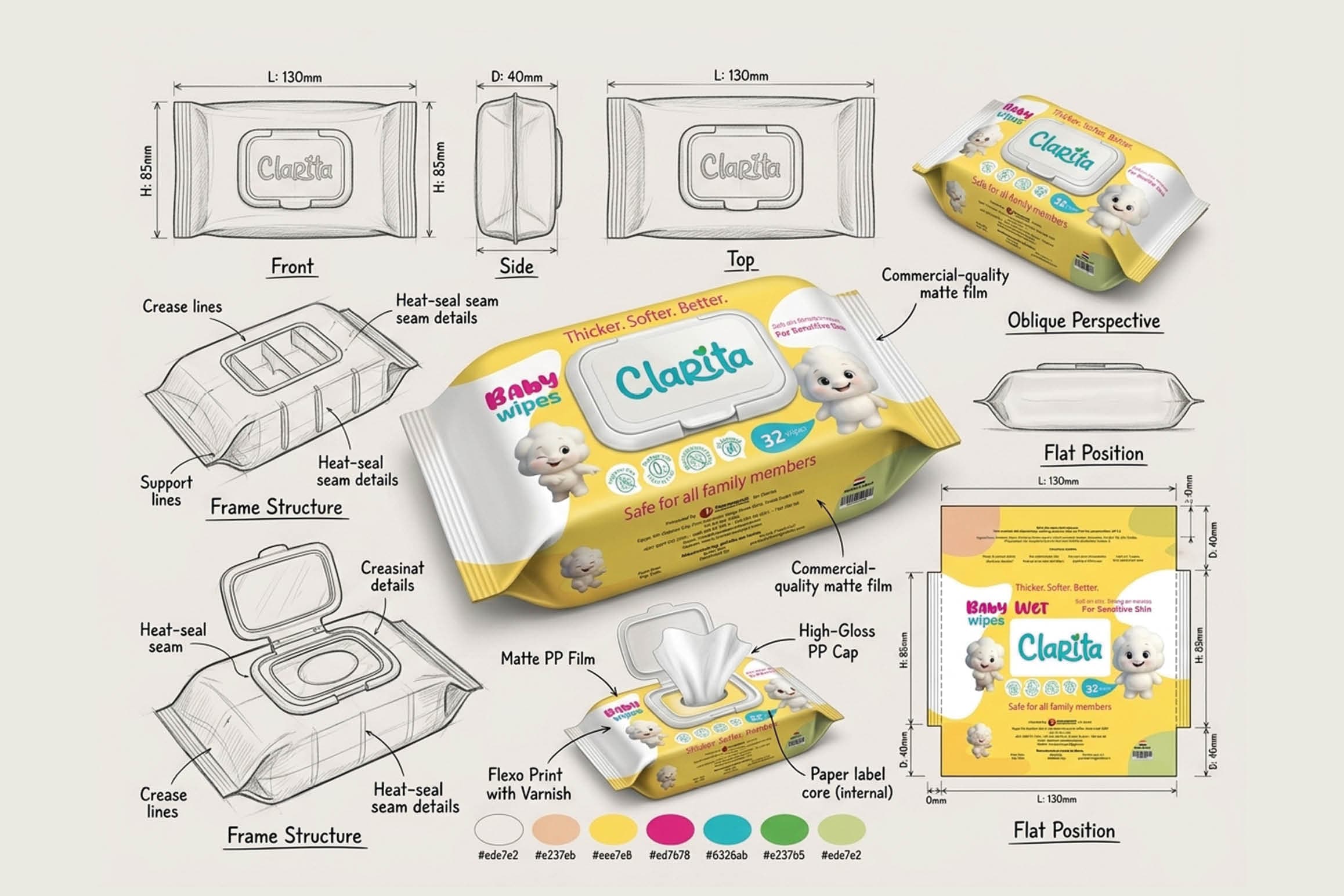 Clarita Baby Wet Wipes