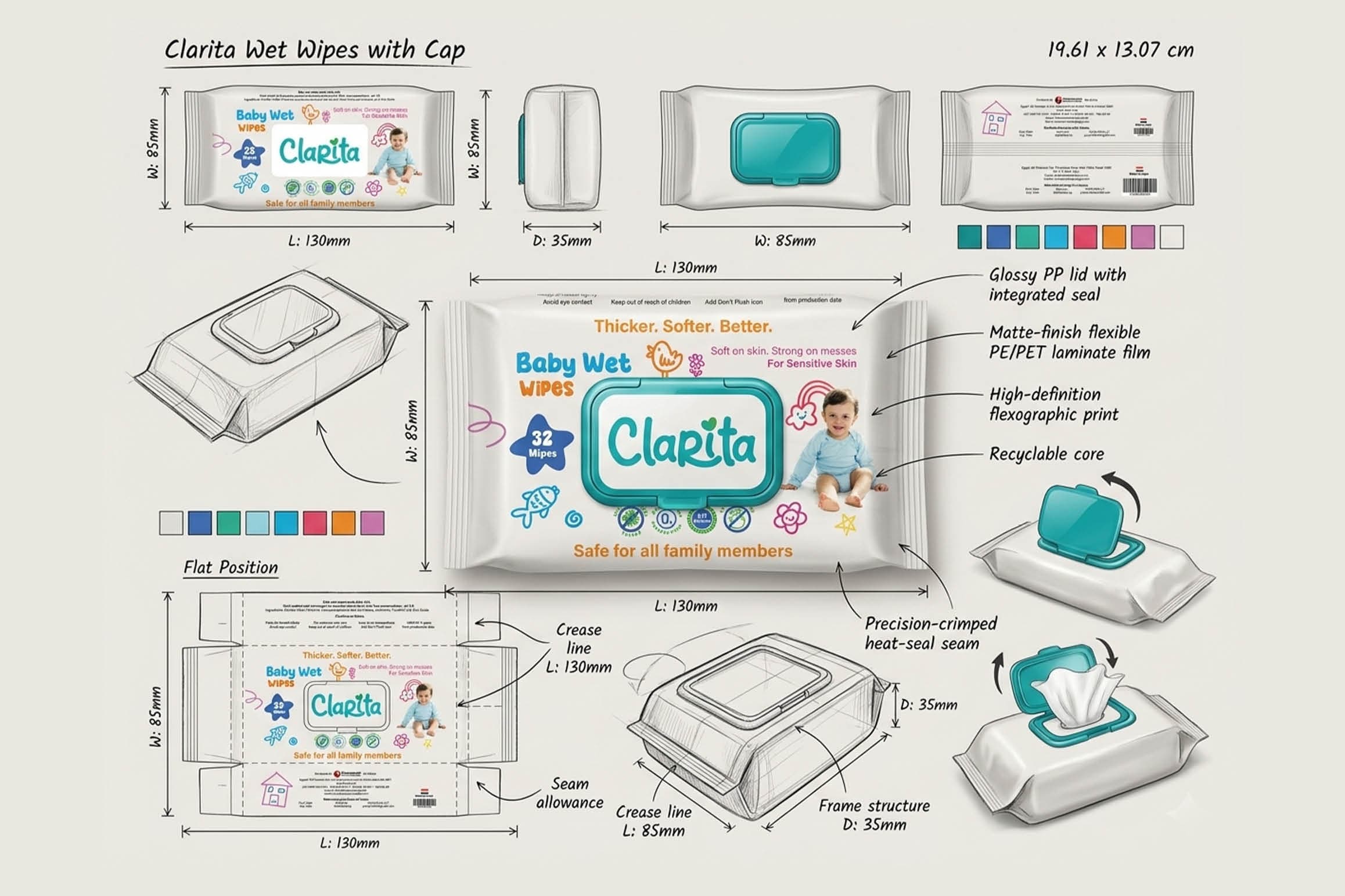 Clarita Baby Wipes