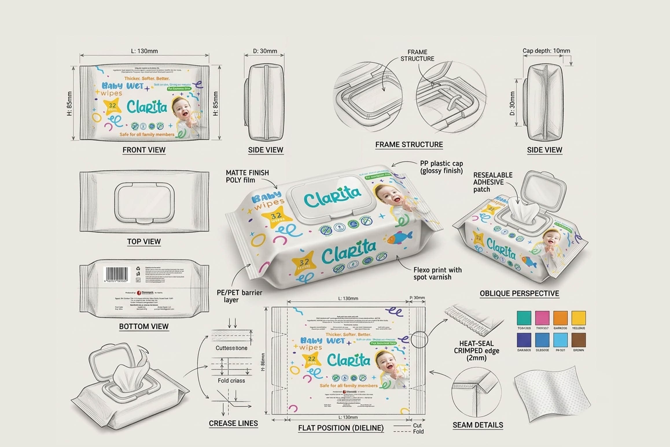 Clarita Baby Wipes